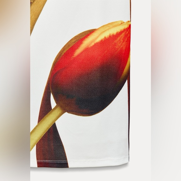 Zara Floral Maxi Dress strappy bodycon fitted bohemian summer vacation casual - Picture 8 of 11